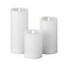 Classic Motion Flameless Candle 3pc Set - 4x6, 4x8, 4x10 White